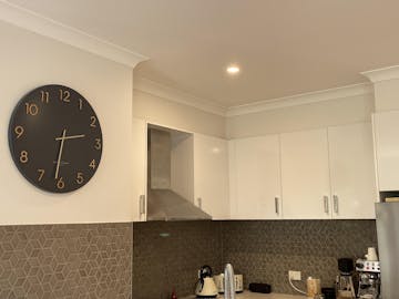 One Six Eight London Katelyn Wall Clock, Charcoal Grey, 60cm