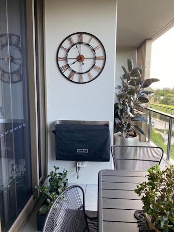 Casa Uno Iron Wall Clock, 68cm