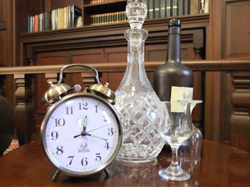 Pearl Time Clifford Mechanical Wind Up Bell Alarm Clock, Brass, 15cm