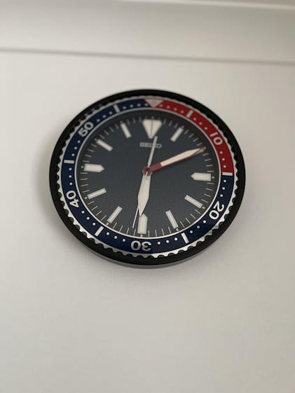 Seiko diver clearance wall clock