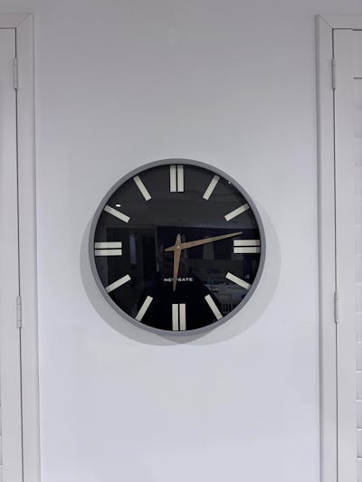 Newgate Universal Plaza Wall Clock, Grey, 43cm