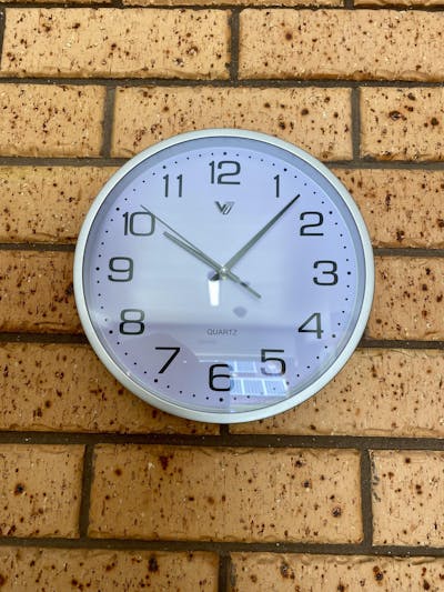 Chester Classic Wall Clock, Taupe, 25cm