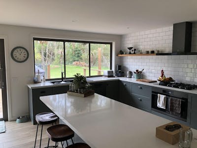 Jones Supper Club Wall Clock, Roman, Moss Green, 41cm