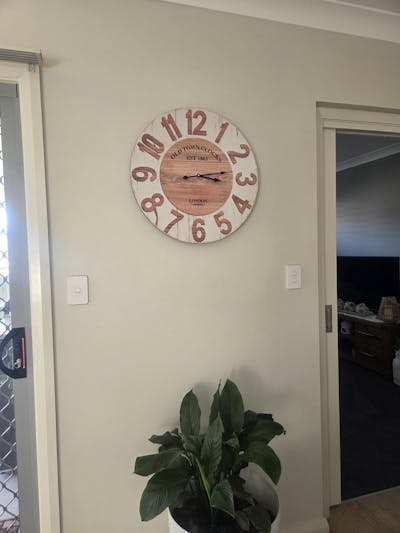 Old Town London Printed Wall Clock, 58cm