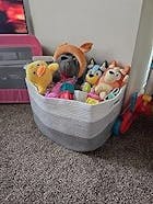 22”x17”x12” Rectangular Large Storage Basket With Handle