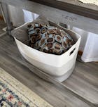 22”x17”x12” Rectangular Large Storage Basket With Handle
