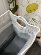 22"x16"x13" Woven Laundry Hamper