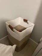 15.75"x 15.75"x 23.63" Storage Basket Hamper