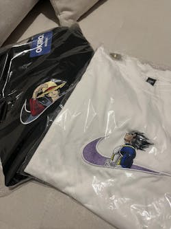 Vegeta Nike Rain Custom | Dragon Ball | T-shirt Brodé