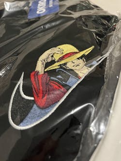 Luffy Vs Empereurs Nike Custom | One Piece | Hoodie Brodé