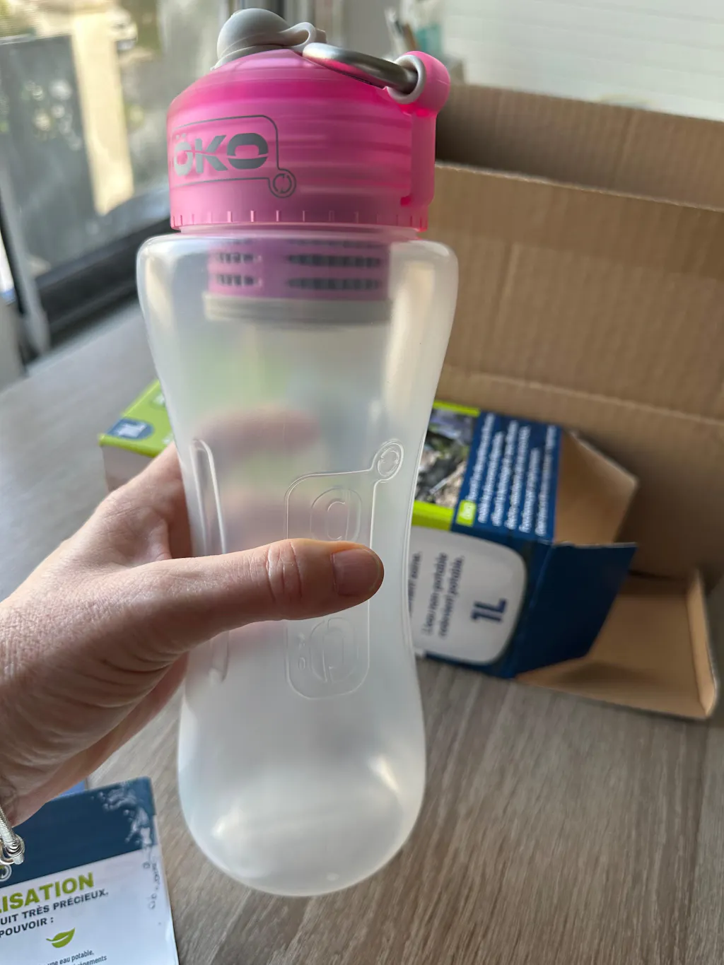 ÖKO-Trinkflasche mit Filter (inklusive Filter)