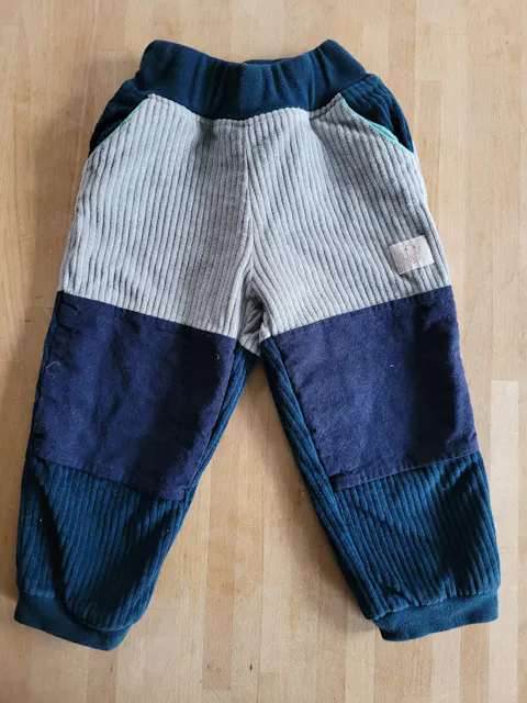 Mitwachsende Kinderhose/Outdoorhose | Cordnicki | Blau - Grau