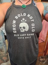 Old Lady Gains Defy Stereotypes Muscle Tank 4XL / Charcoal