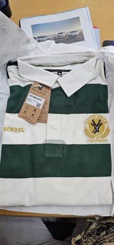 SA Supporters 8X8 Stripe LS Rugby Jersey-OS Green – Old School
