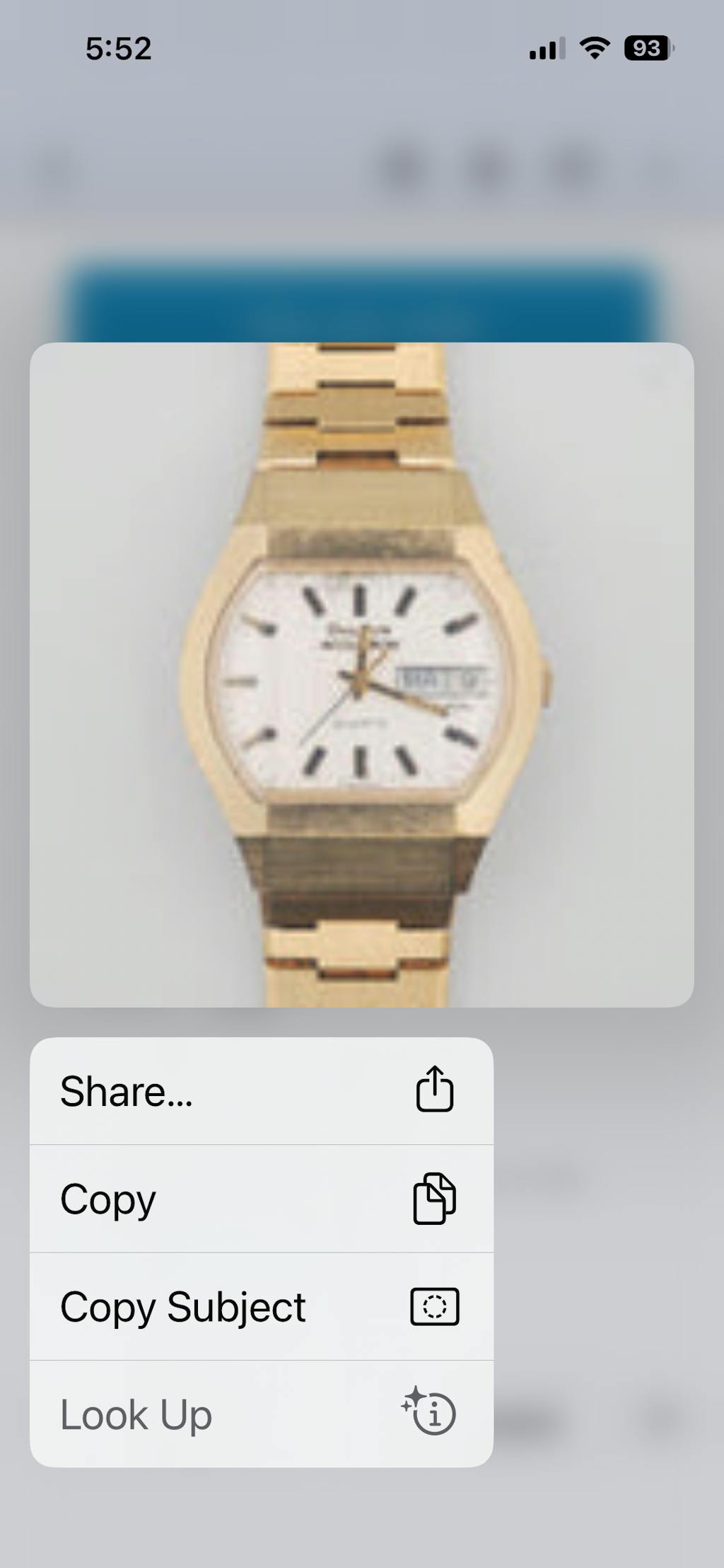 Bulova Accutron Quartz Day Date Faceted Crystal