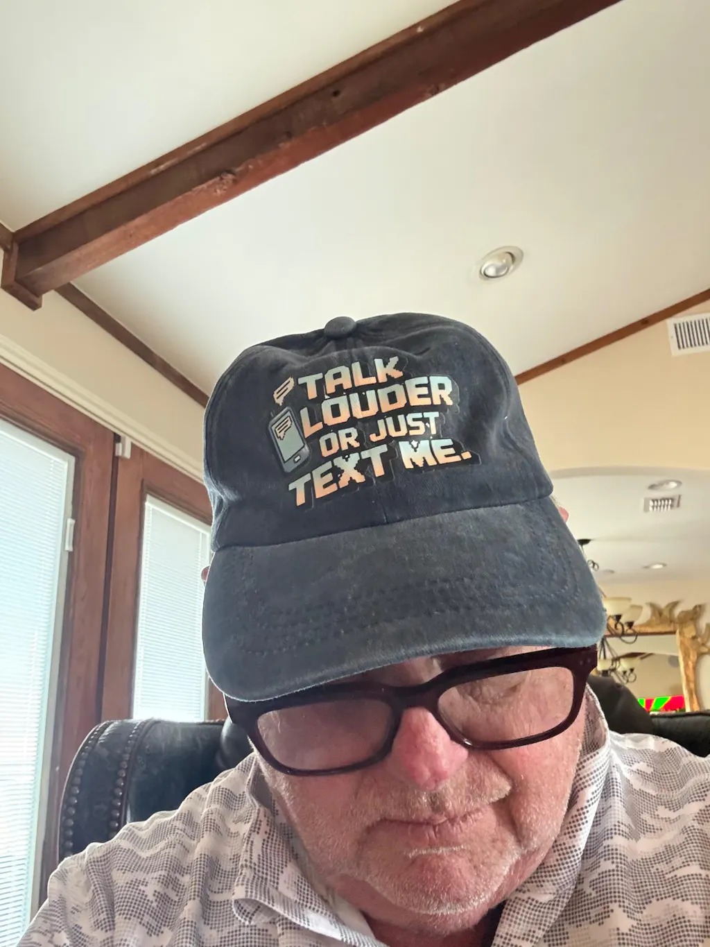 The "Analog Hearing Aid" Cap - Talk Louder Edition