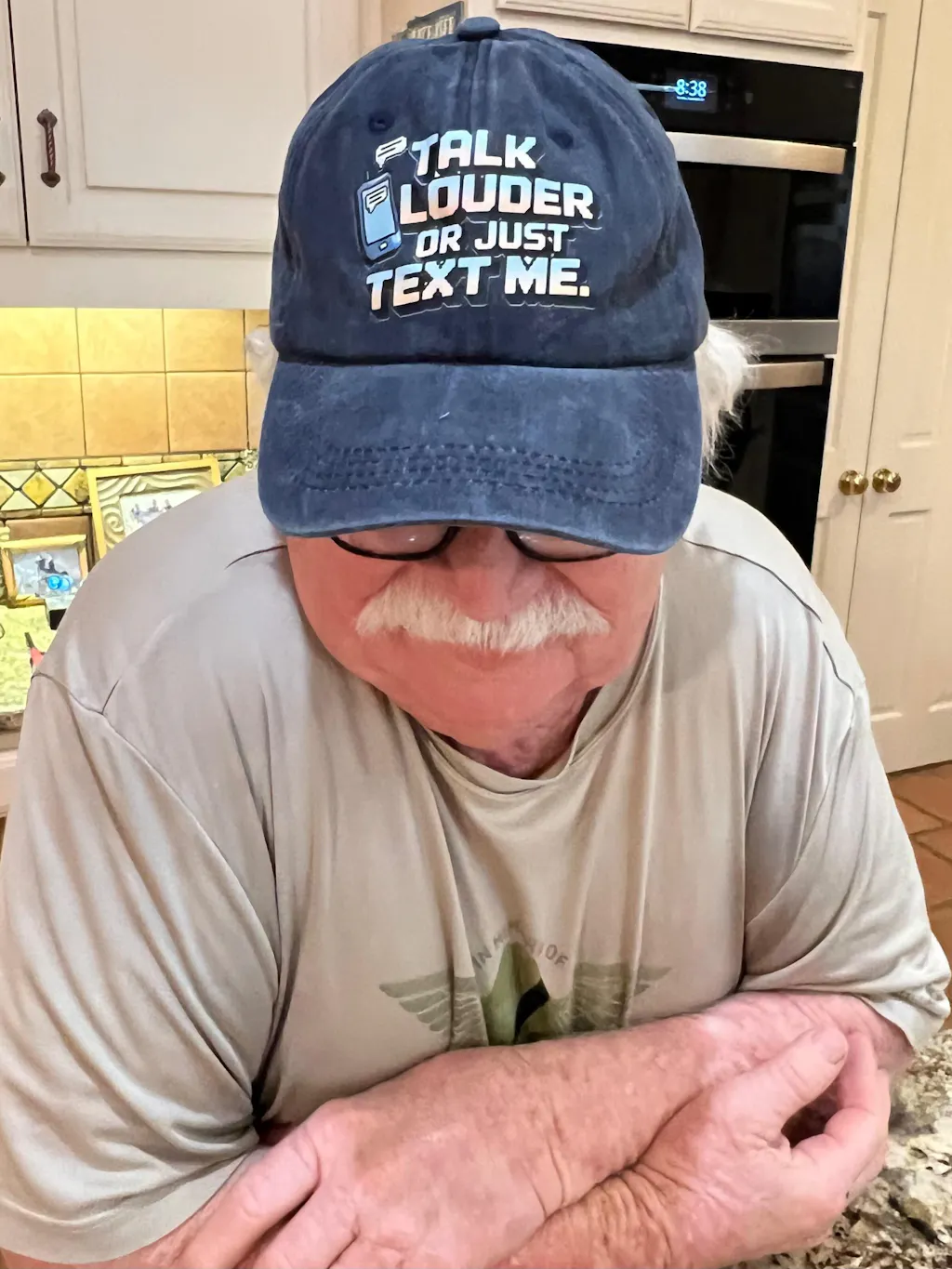 The "Analog Hearing Aid" Cap - Talk Louder Edition