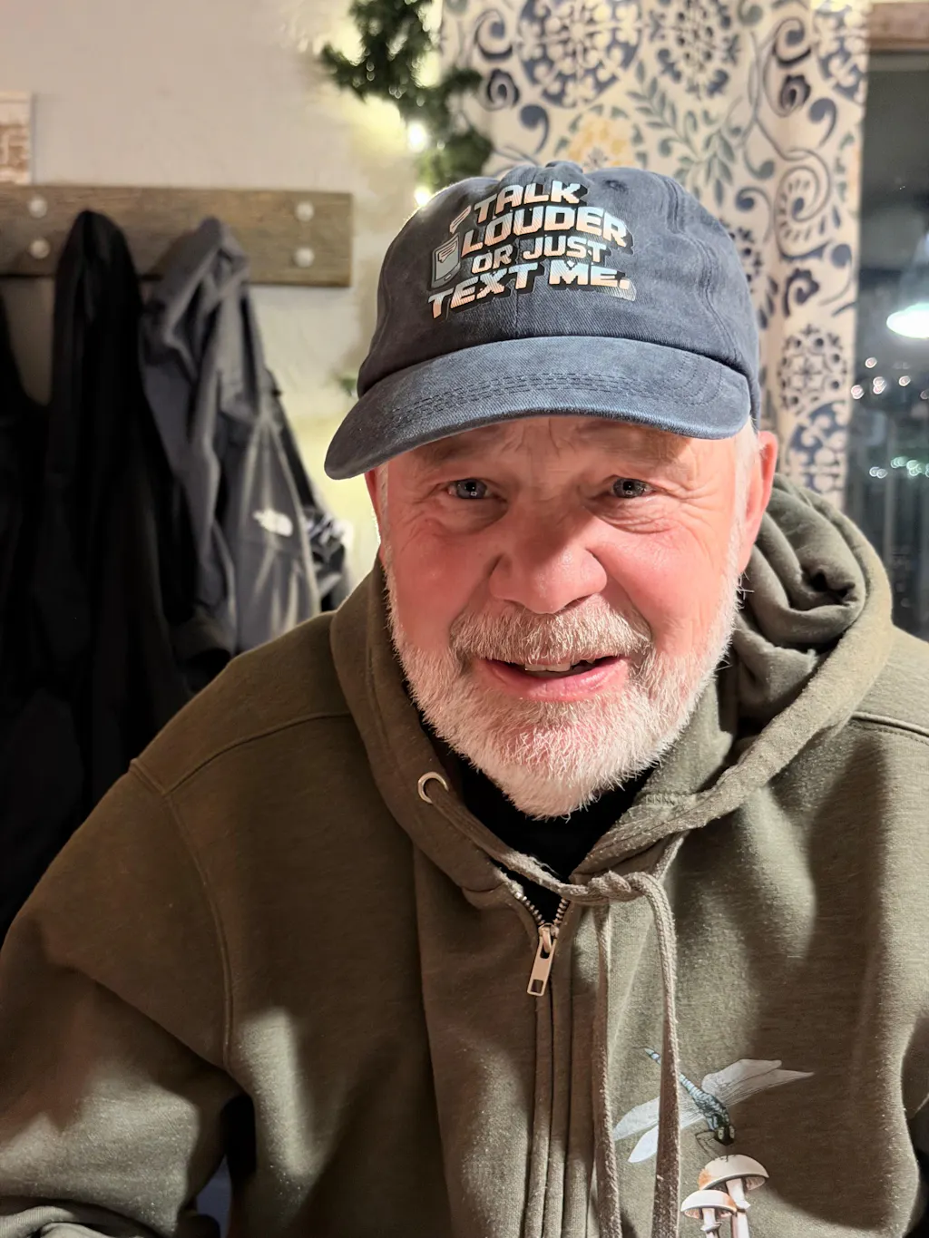 The "Analog Hearing Aid" Cap - Talk Louder Edition