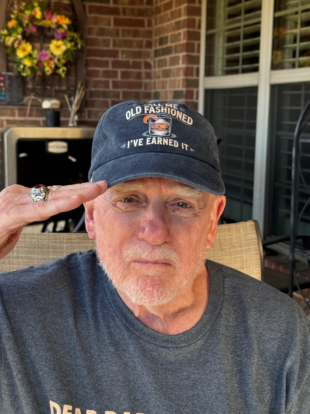 "Call Me Old Fashioned, I’ve Earned It" Whiskey Lounge Vintage Chill Cap