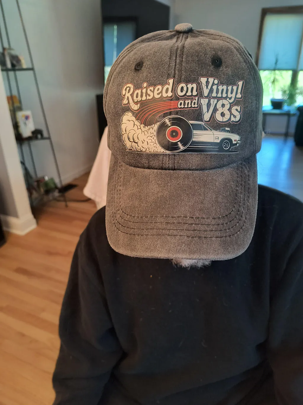 "Raised on Vinyl and V8s" The Gearhead Classic Cap