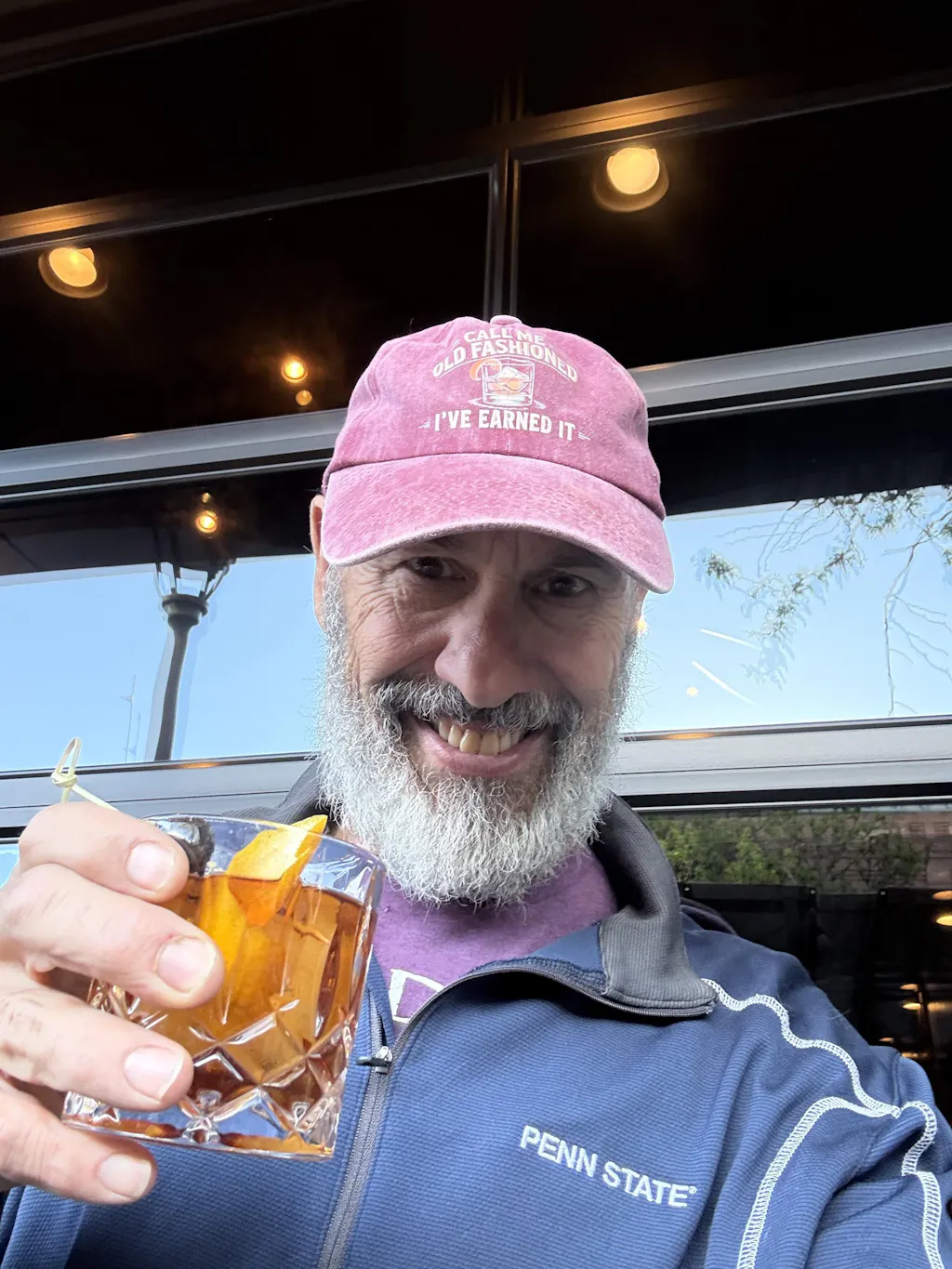 "Call Me Old Fashioned, I’ve Earned It" Whiskey Lounge Vintage Chill Cap