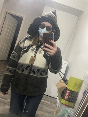 OLDTRIBES™ Aurora Hummingbird Wool Jacket