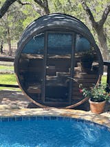 4 Person Barrel Sauna Ergo Elegance - EE6G