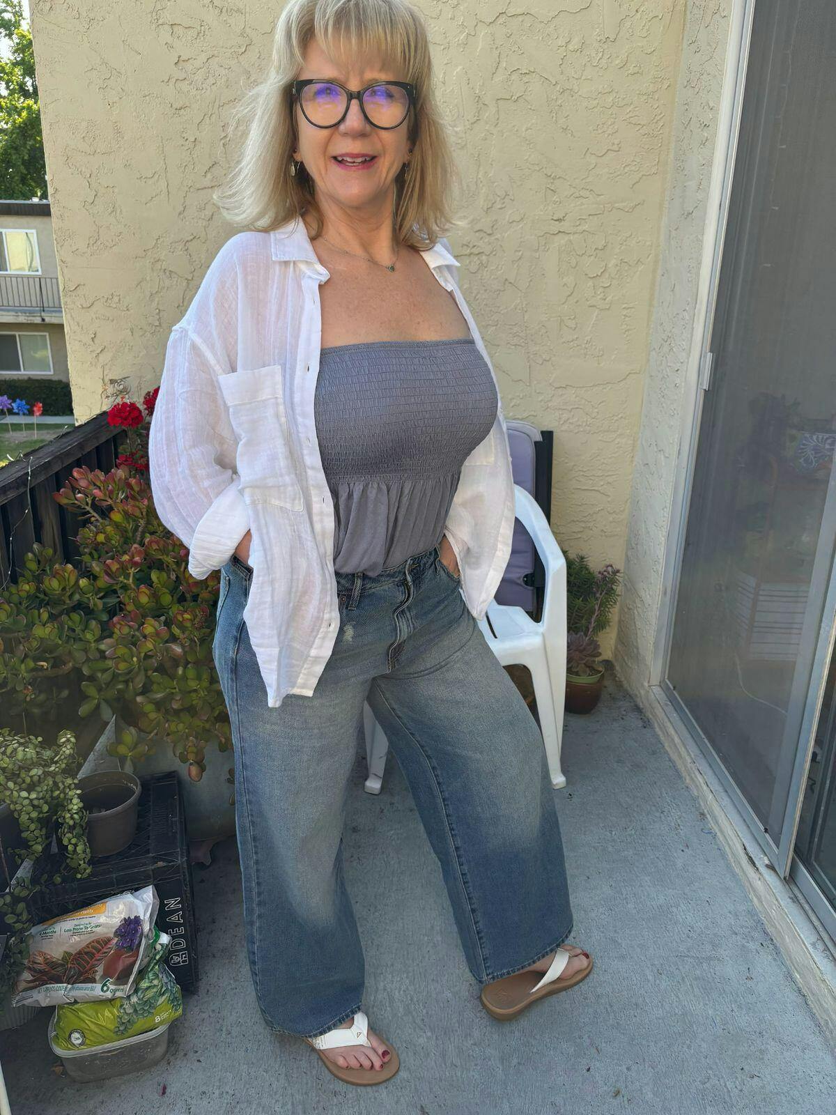 Madison Cargo Wide Leg Jeans – Hotel California | Mid Rise Denim