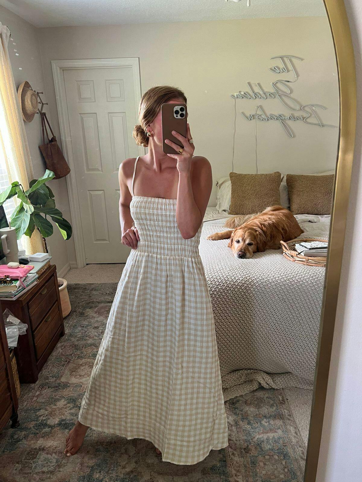 Maybrook Maxi Dress – White Flowy Summer Dress | Oliver Logan