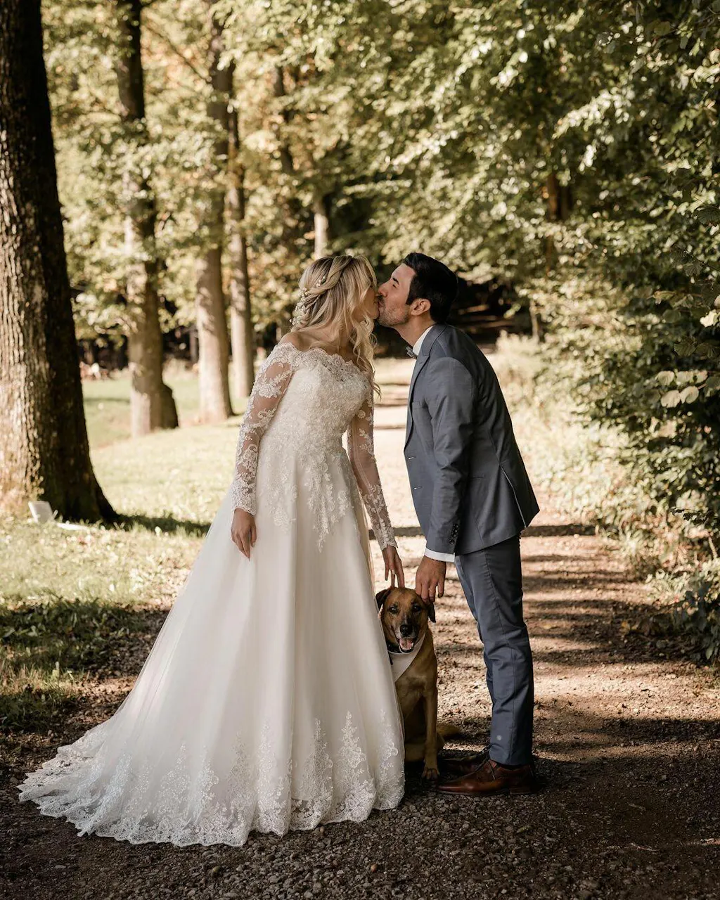 Off-the-Shoulder A-line Wedding Dress Olivia  Olivia Bottega