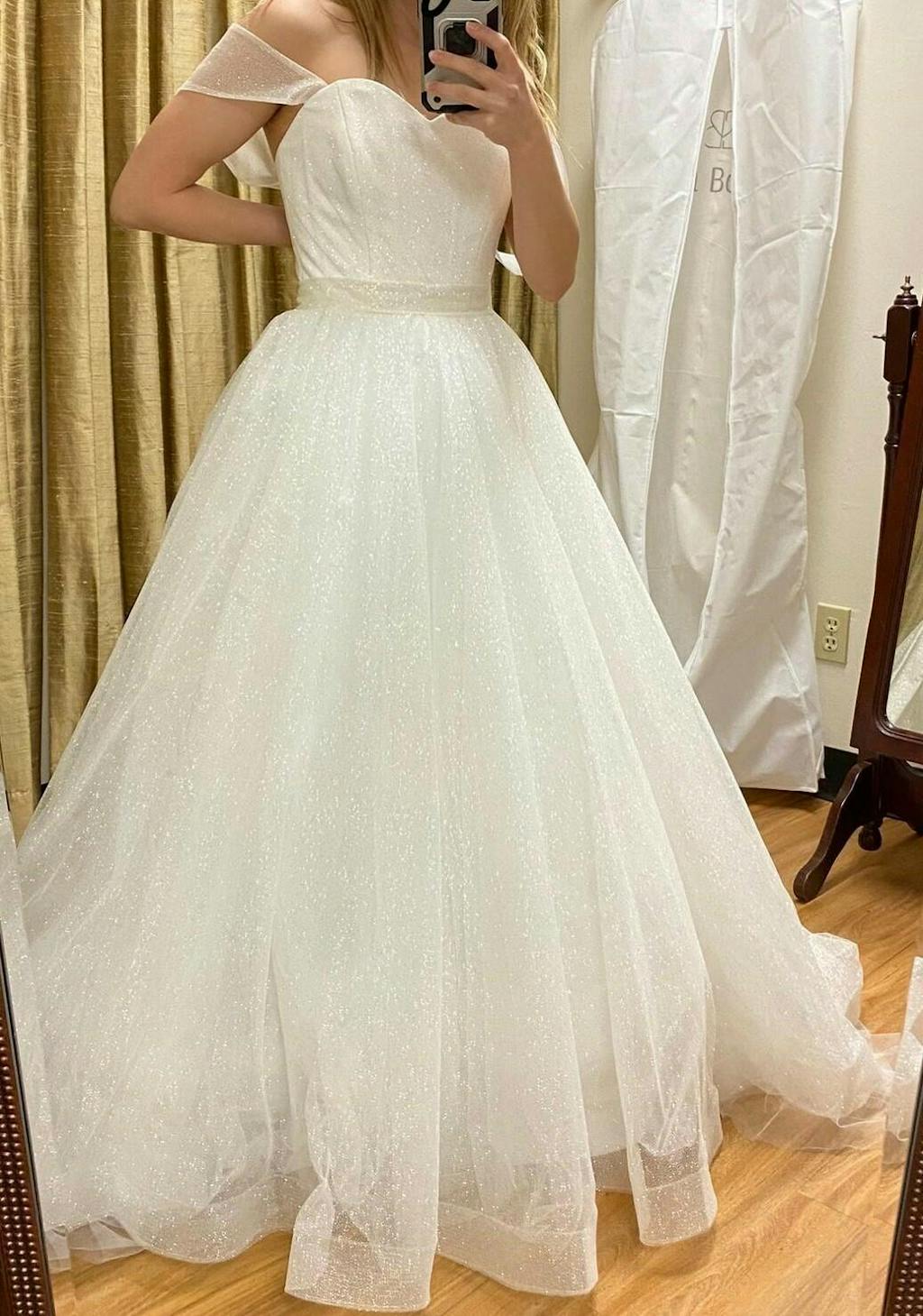 Sparkle Sleeveless Wedding Dress Kerstin Olivia Bottega 6047