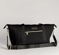 Level Up (Black) Weekender Neoprene Bag- With Zip Closure