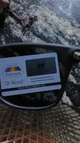 Oi Wood Natural Wooden Sunglasses – Polarized Fashion Eyewear for Men with TR90 Frames