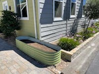 17" Tall, 12-in-1 Galvanized Raised Garden Bed, Midnight Grey