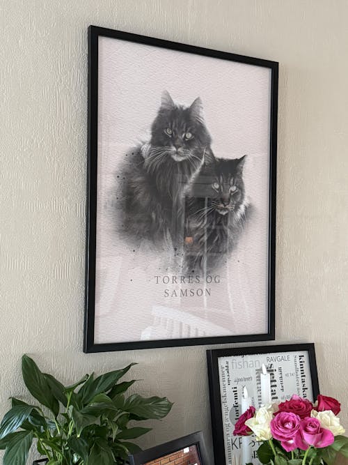 Kjæledyrplakat - akvarell