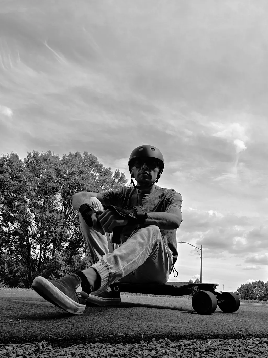 OMW Lancer Wide Carbon Flex Deck Electric Longboards