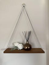 3 Tier Hanging Shelves - Brown - Omysa