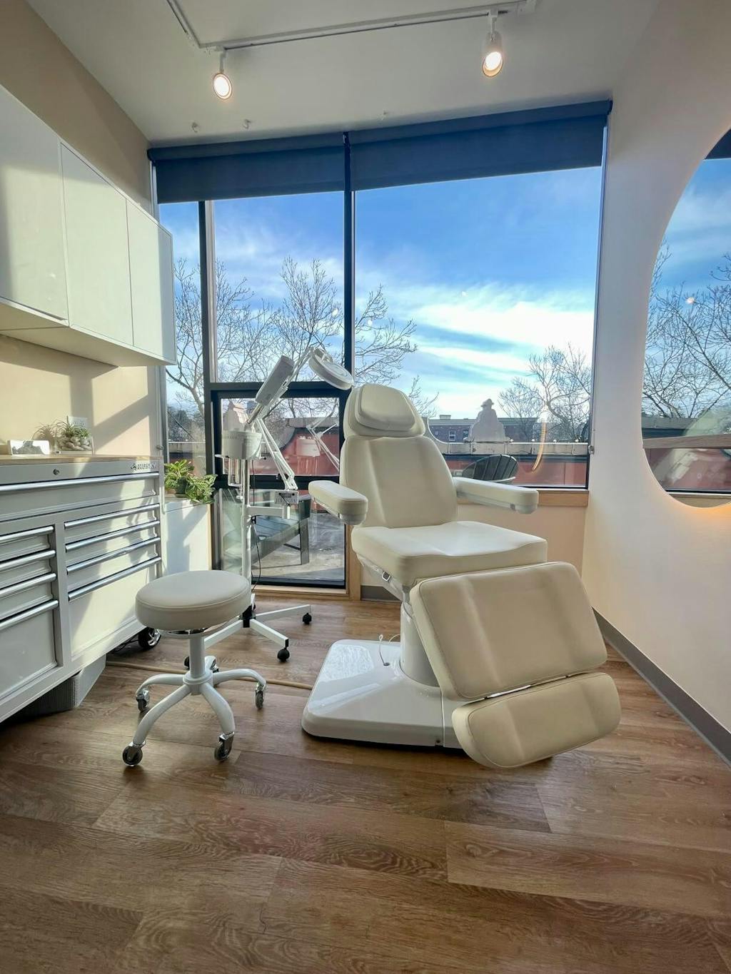 OmySalon LBT3 73in Multi-function 120° Rotation Electric Remote One-touch Operate 3 Motors Facial Massage Bed