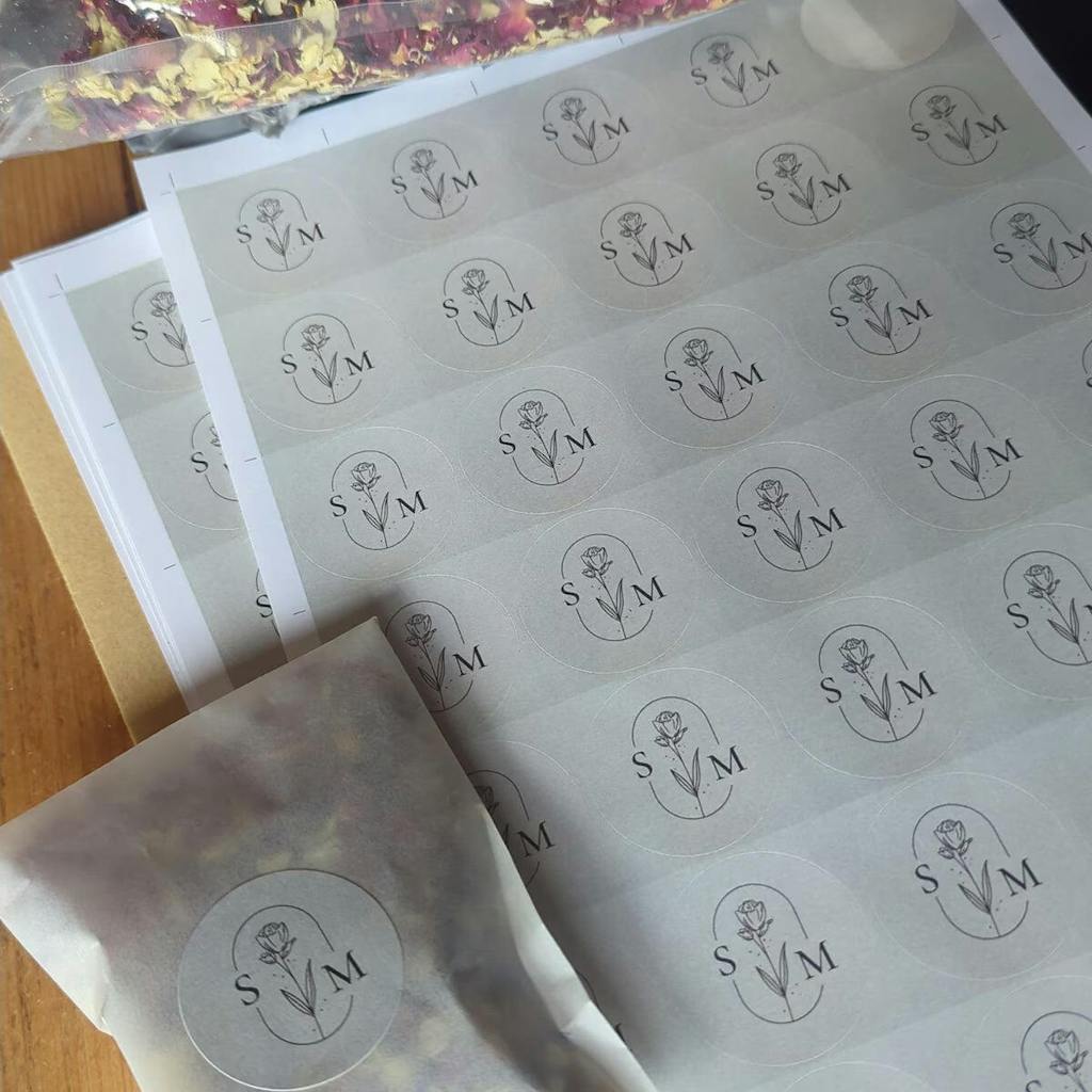 Sticker & Etiket | Yuvarlak · Kuşe Kağıt · Özelleştirilebilir