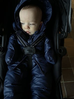Car Seat Safety Infant Road Coat® Snow Suit - Navy