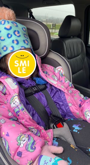 Car Seat Safety Road Coat®Vegan Jacket - Pink Unicorn
