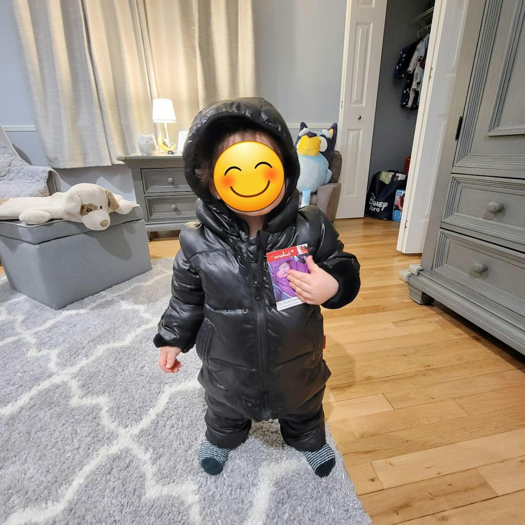 Car Seat Safety Infant Road Coat® Snowsuit Black Onekid