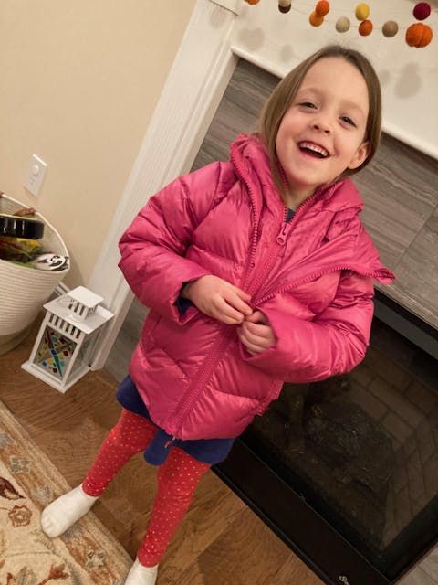 Car Seat Coat | The Road Coat Down - Fuchsia