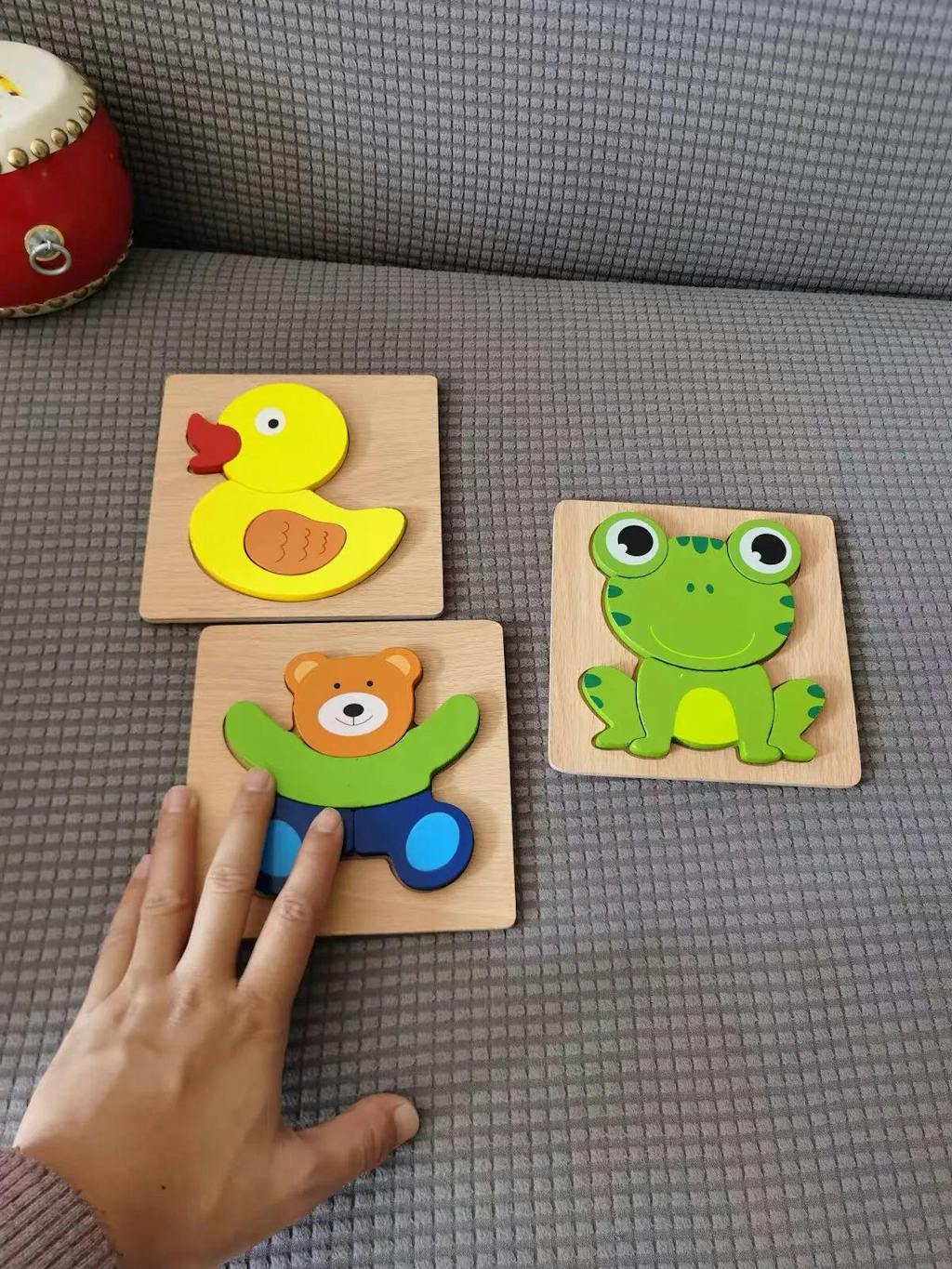Onenazo Animal Wooden Puzzles 6 Pack