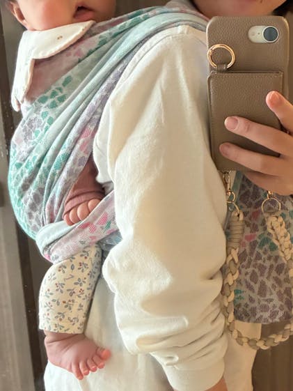 ディディモス　サマーモザイク　綿100パーセント　ベビーラップ ベビーラップ 新生児から体重制限がなく抱っこやおんぶに使える