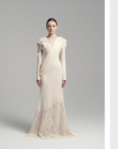 Alluring Lace- Appliqué Mermaid Gown VL10018