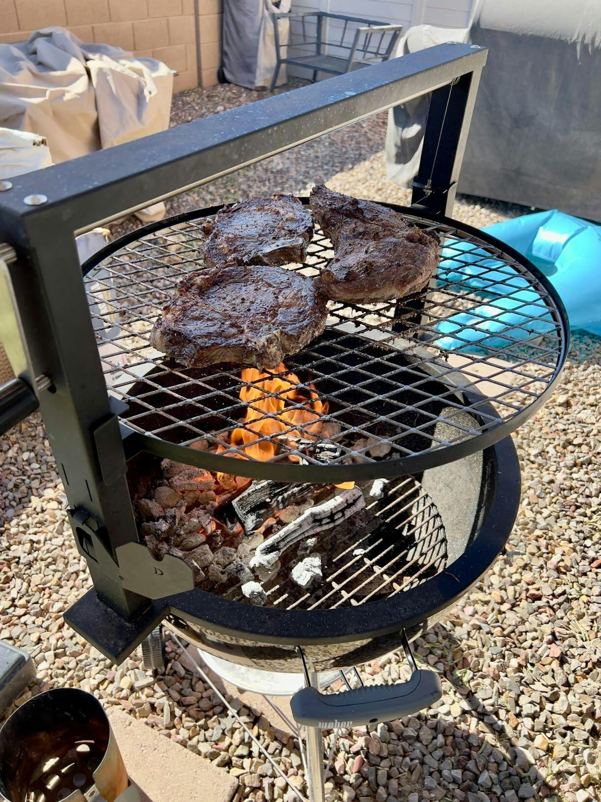 Santa-Maria Grill Rotisserie System FOR Weber 22'' Kettle Grill