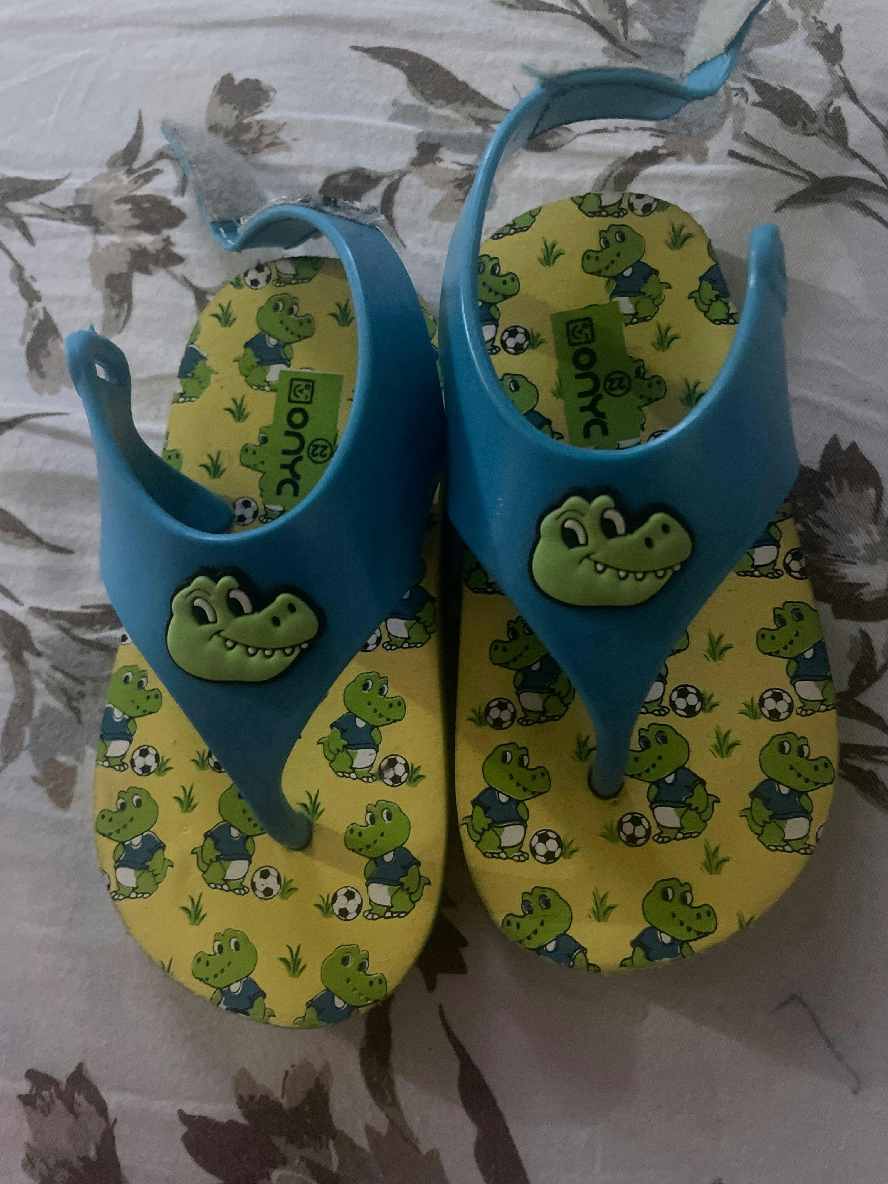 Premium Crocodile Jellies Flip-flops - Sky Blue (Unisex)