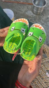 Premium Crocodile Artistic Sandals - Green (Unisex)