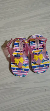 Premium Butterfly Candy Flip-flops With Glitter - Pink (Girls)